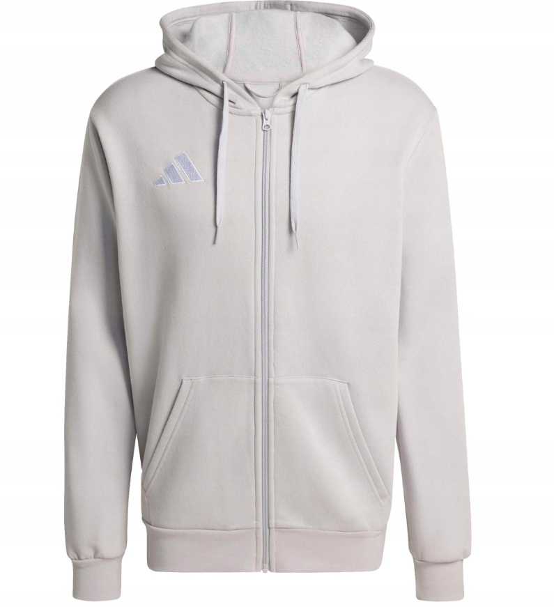 Bluza męska adidas Entrada 26 Full Zip Hoody szara KF5947 – Idealny wybór na każdą okazję