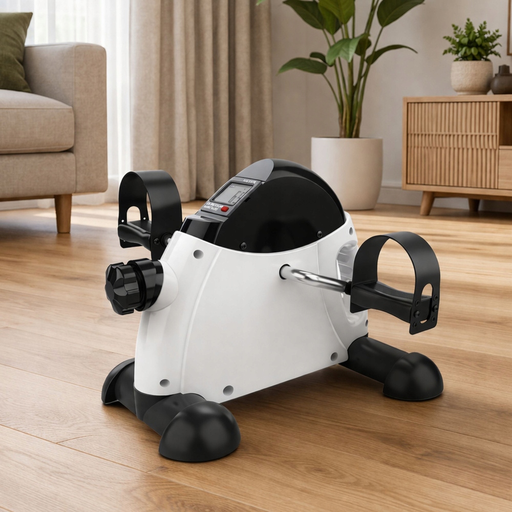 Mini Rowerek Treningowy Rower Rehabilitacyjny Trenażer Na Ręce I Nogi LCD – Idealny do Domowego Treningu