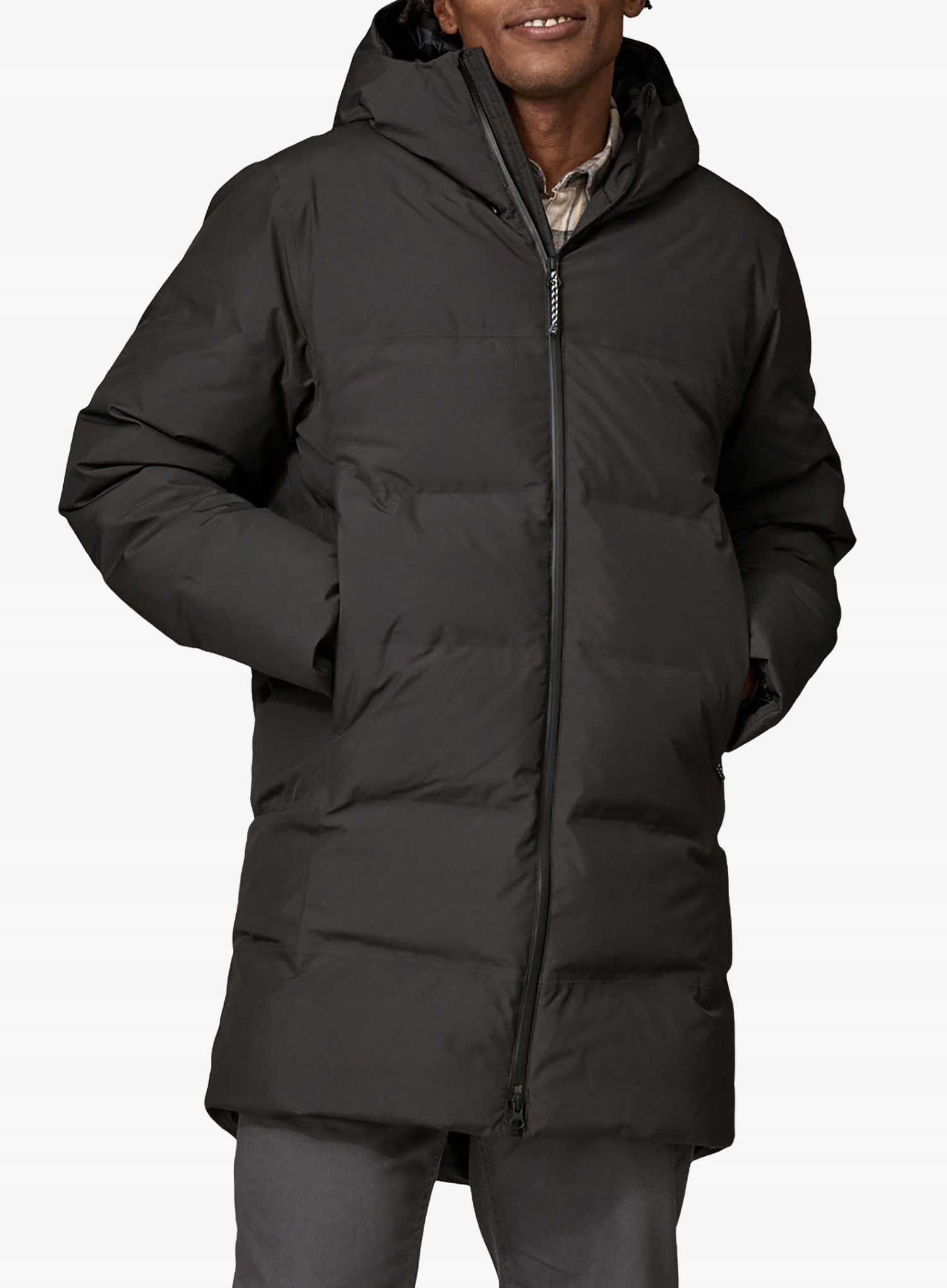 Płaszcz puchowy Patagonia Jackson Glacier Parka - black M – Komfort i styl na zimowe dni