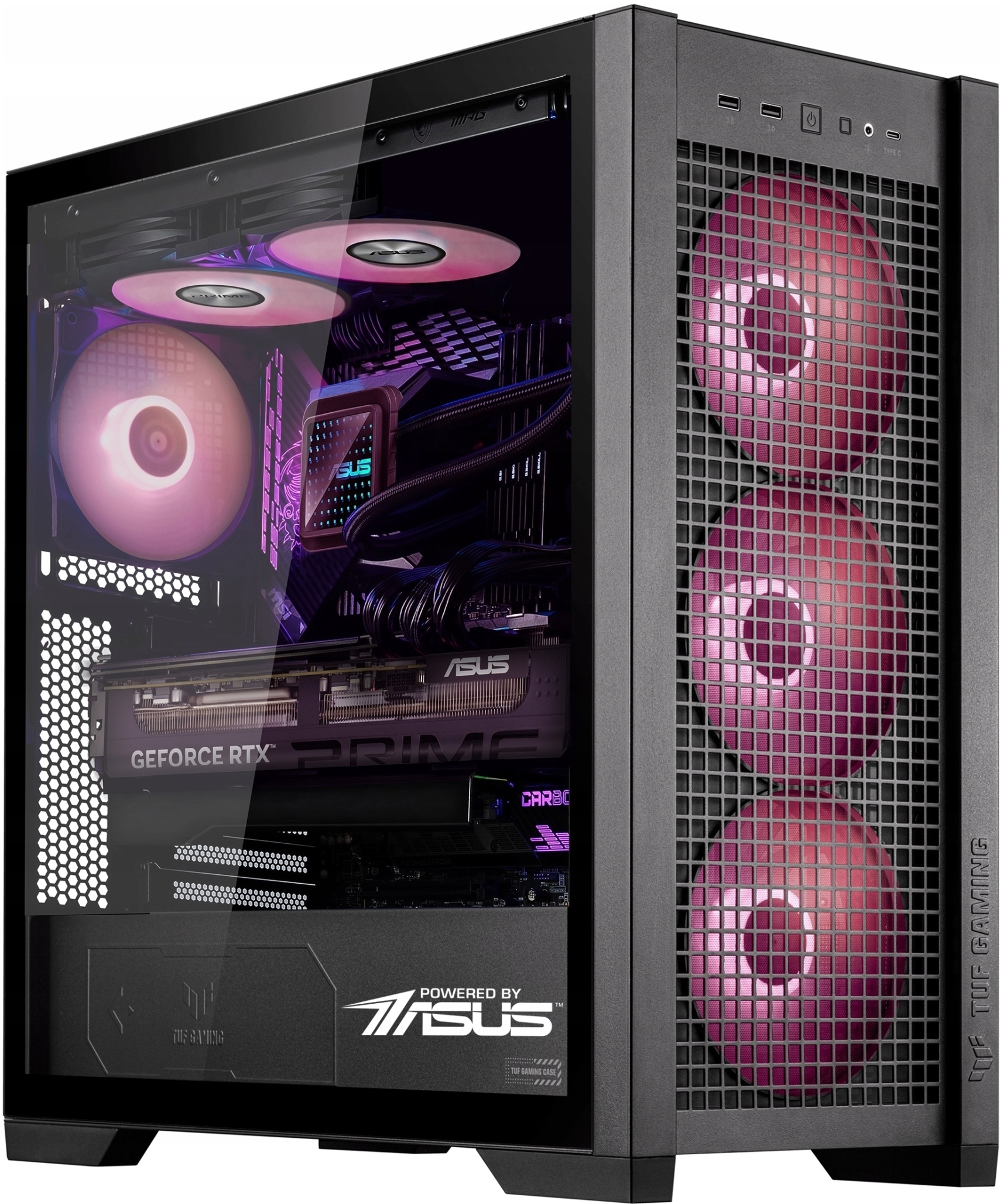 Powered by ASUS Ryzen 7 7800X3D AiO RTX 5070 Ti 32GB DDR5 SSD 1TB WIFI W11 DLSS 4 – Wydajność na najwyższym poziomie
