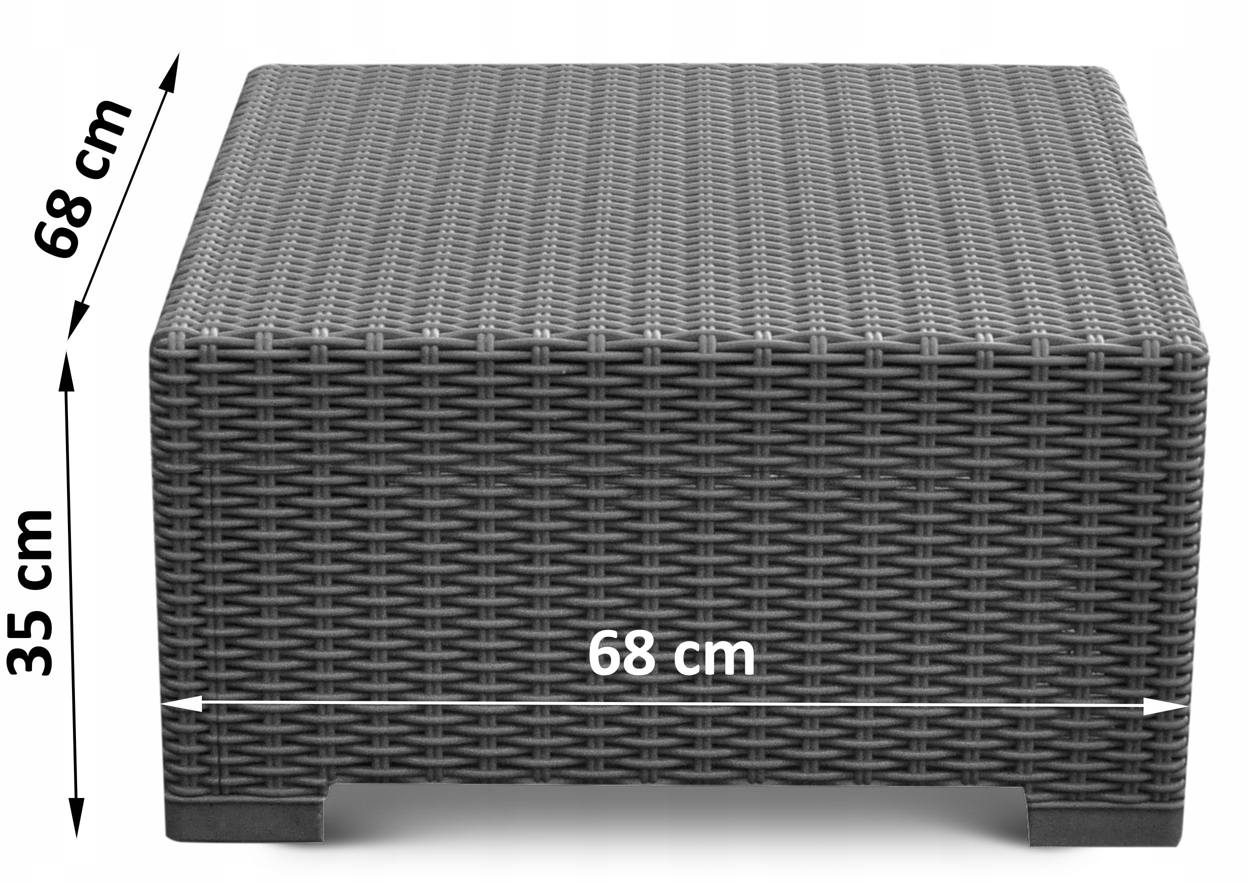 Wymiary stolika California