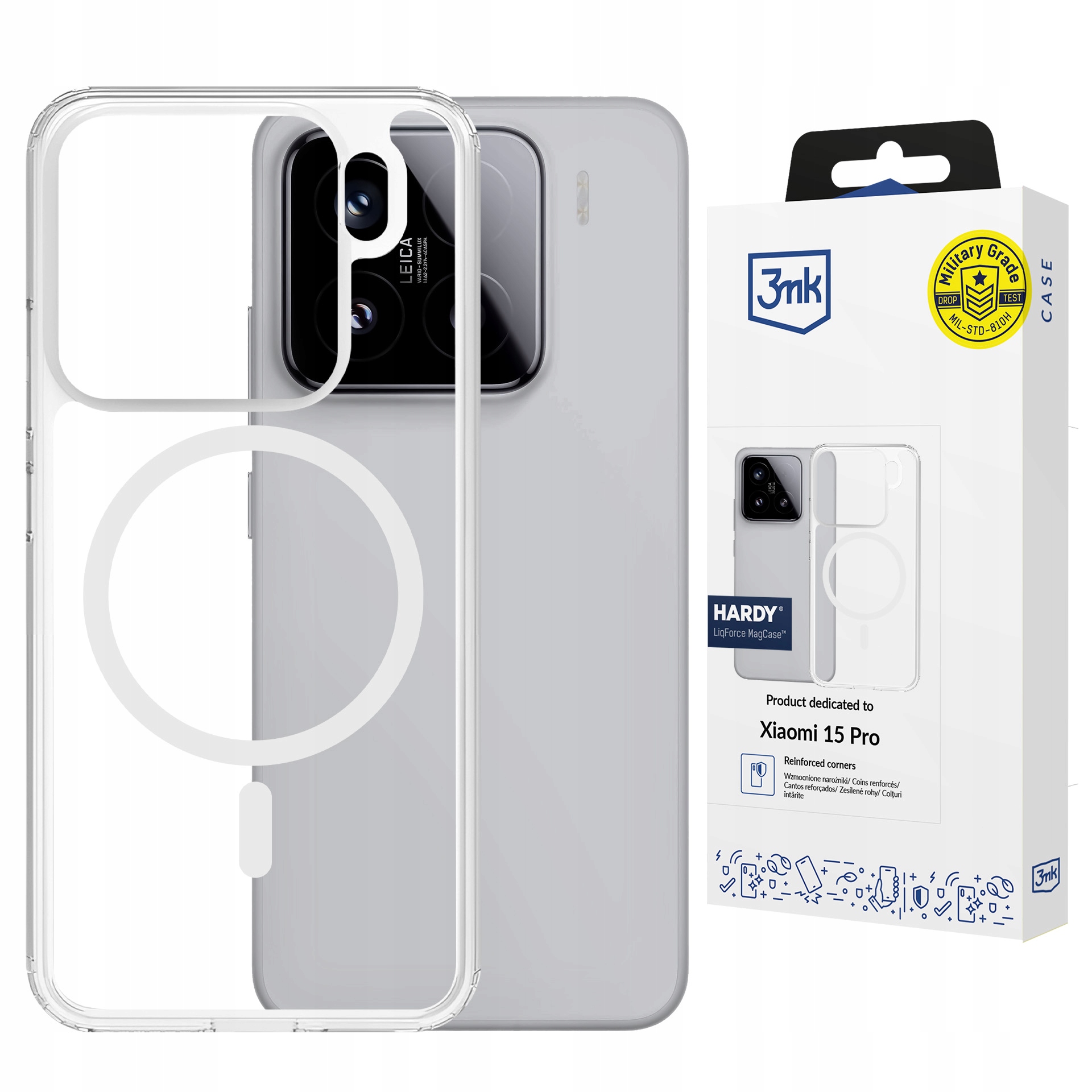 Xiaomi 15 Pro - 3mk HARDY® LiqForce MagCase™ – Pancerna ochrona dla Twojego smartfona