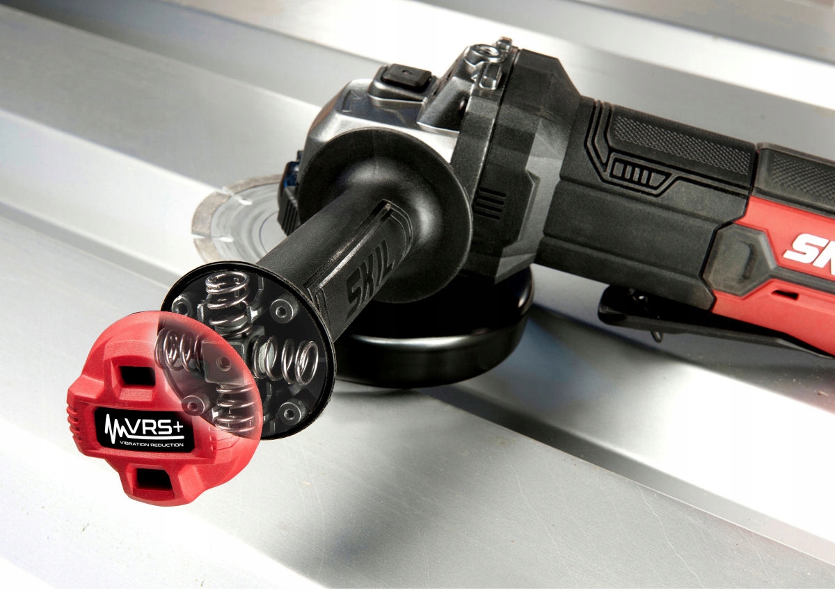 Blokada wrzeciona dla szybkiej wymiany tarcz