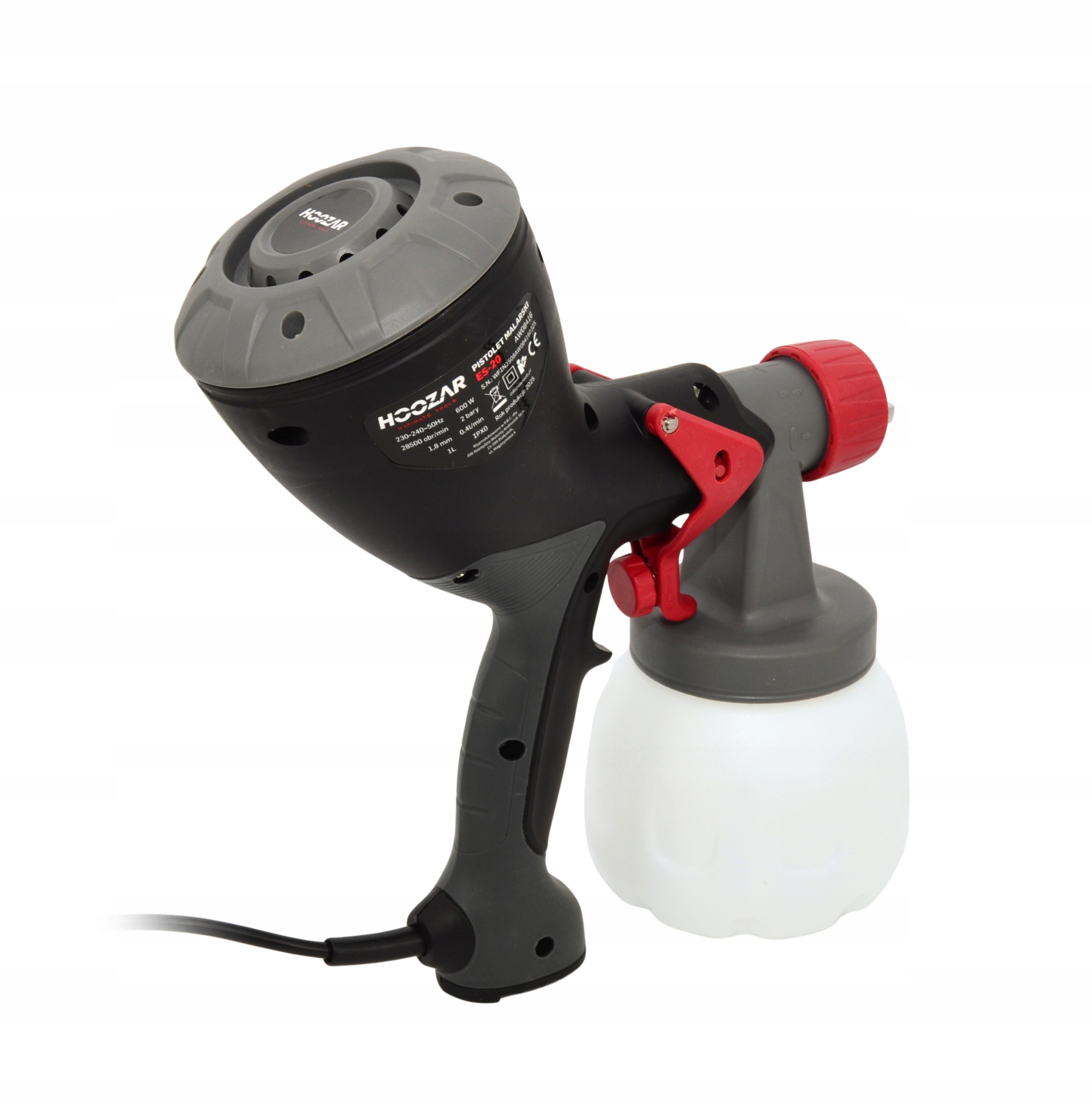 Regulowana dysza dla precyzyjnego malowania