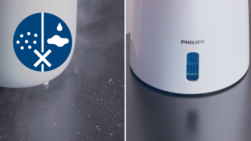 Wydajność nawilżania do 300 ml/h – Idealny do pomieszczeń do 45 m²