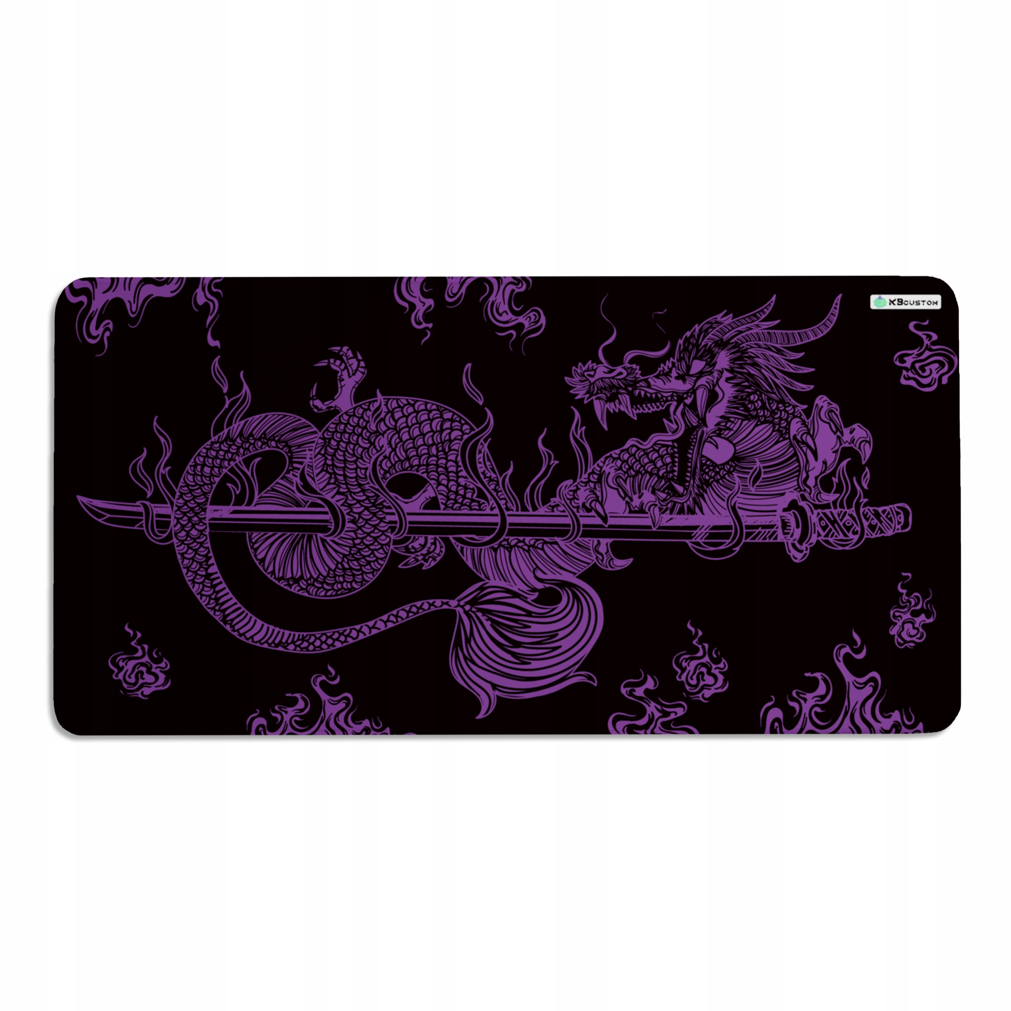 DUŻA PODKŁADKA MATA POD MYSZKĘ MYSZ 120x60cm XXXL KBcustom Biurko Dragon 22 – Idealne rozwiązanie dla każdego biurka