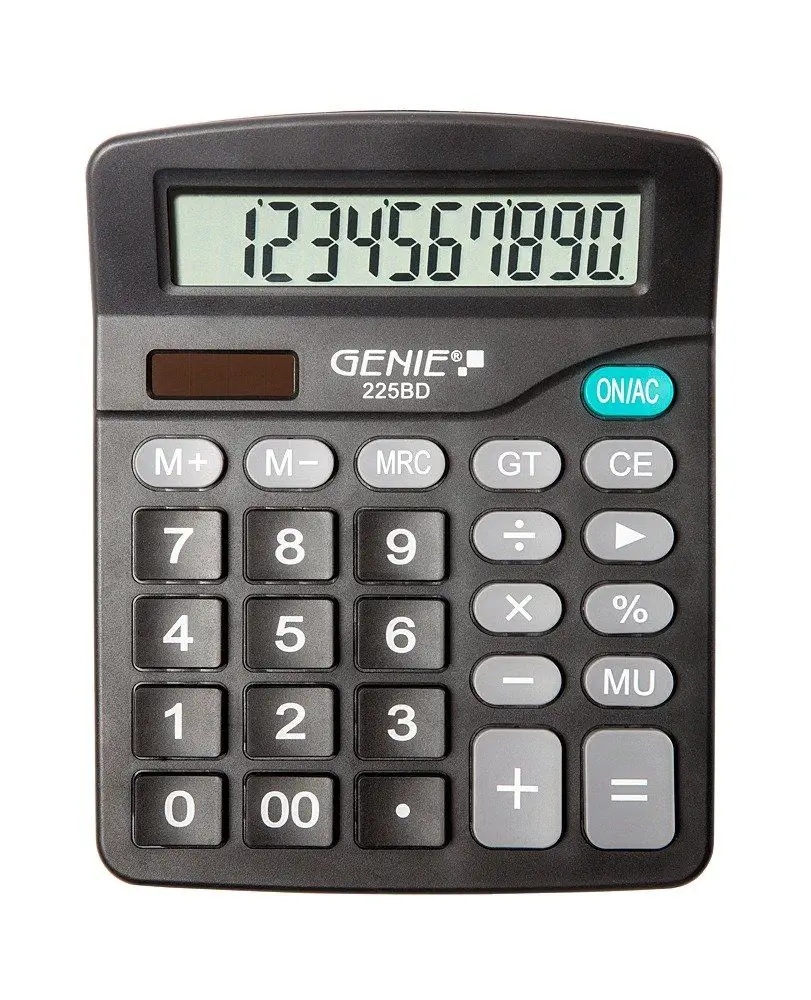 Duży, pochylony wyświetlacz 12-cyfrowy