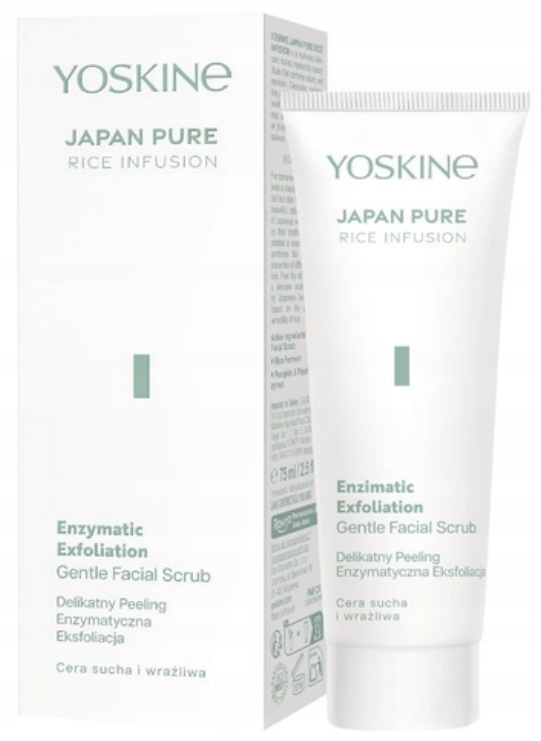 YOSKINE Japan Pure Rice Infusion – Delikatny peeling odmładzający z enzymami