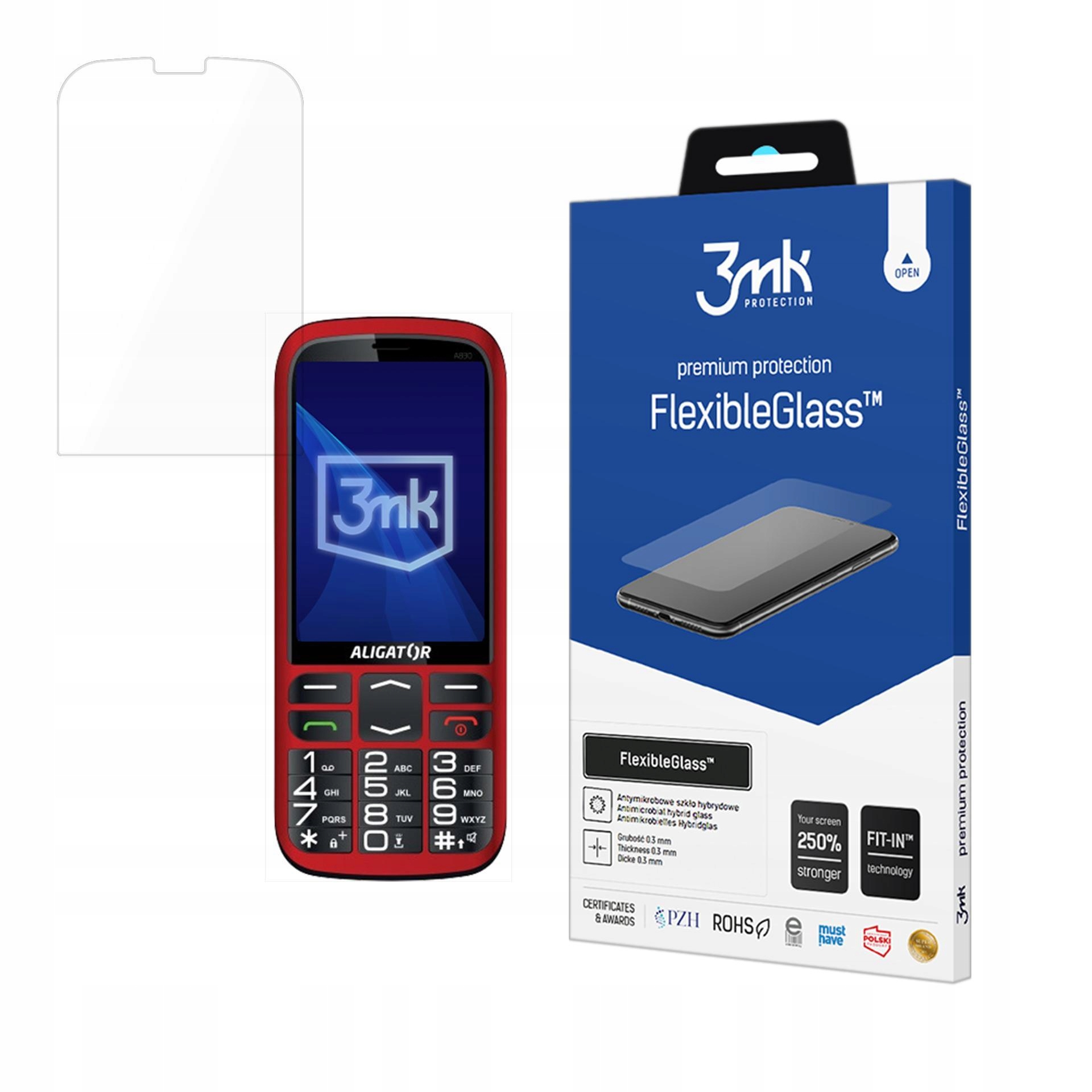 3mk FlexibleGlass pro Aligator A830 Senior – Doskonała ochrona ekranu