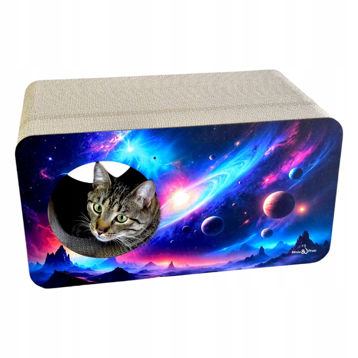 Drapak dla kota Kosmos MruuPruu – Wygodne legowisko i zabawka w jednym