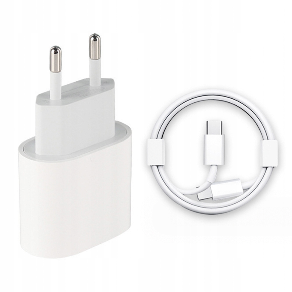 Ładowarka sieciowa Apple Lightning USB-C 20W + Kabel 1m – Wydajność i wygoda