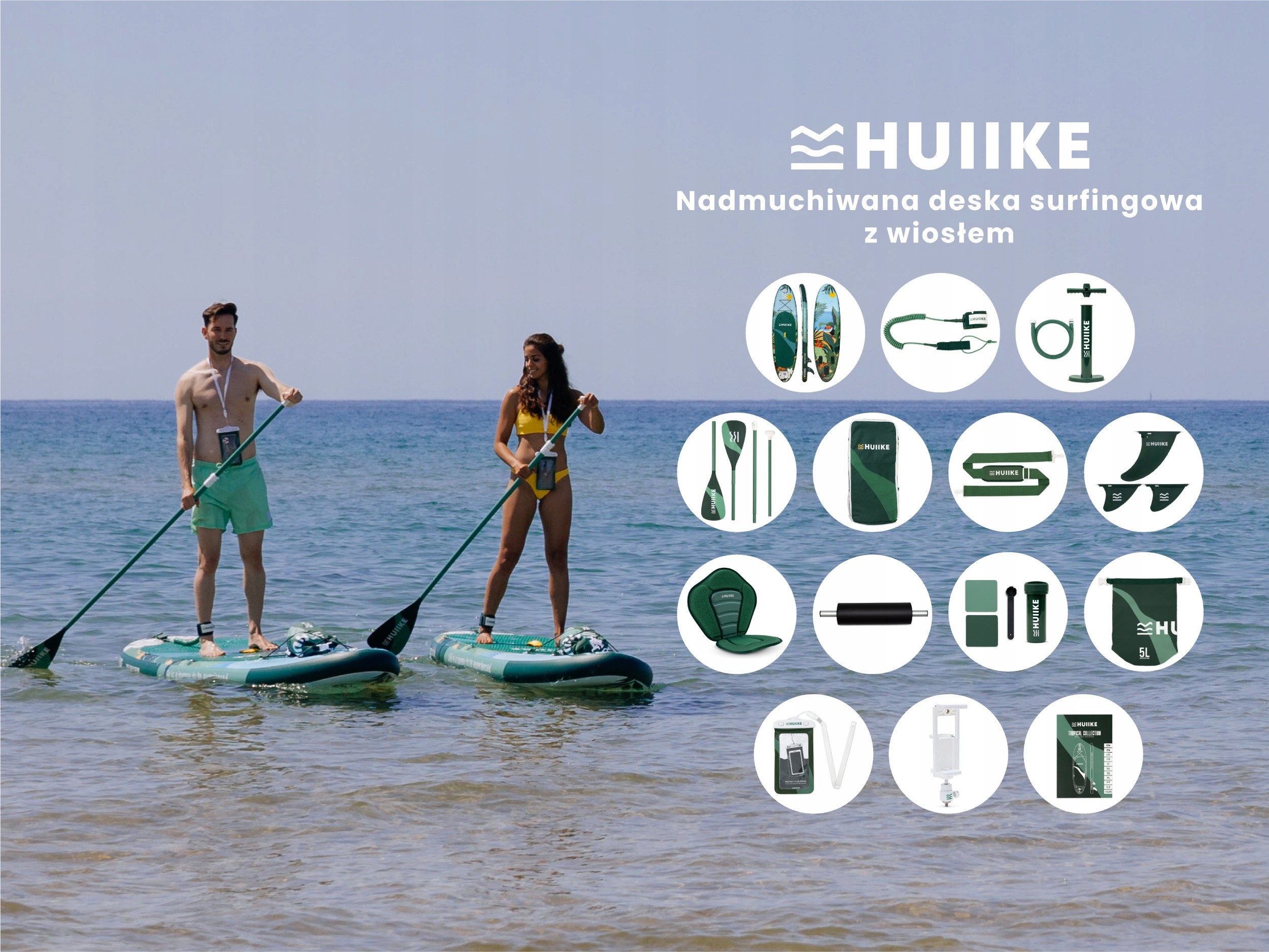 Zestaw akcesoriów premium do paddle surfingu
