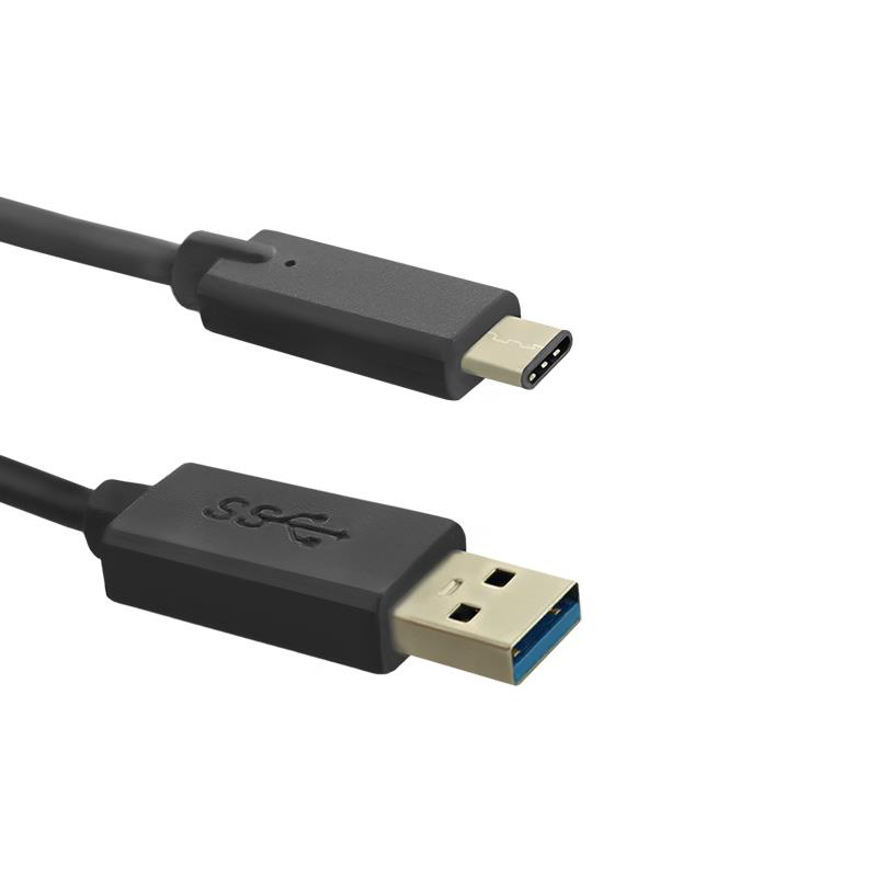 Kabel USB-A - USB-C 1 m Czarny (50500) – Wysoka jakość i nowoczesne złącza