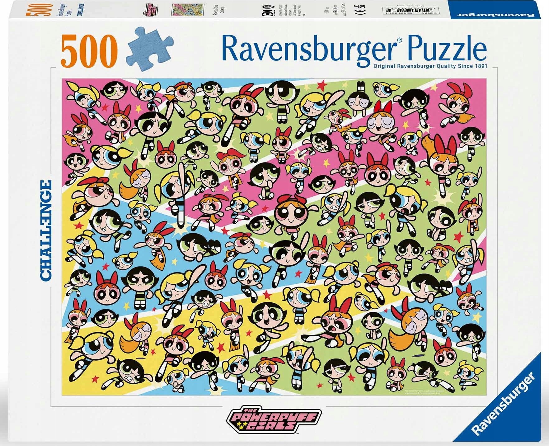 Ravensburger Puzzle 500 Atomówki – Wciągająca zabawa dla dzieci