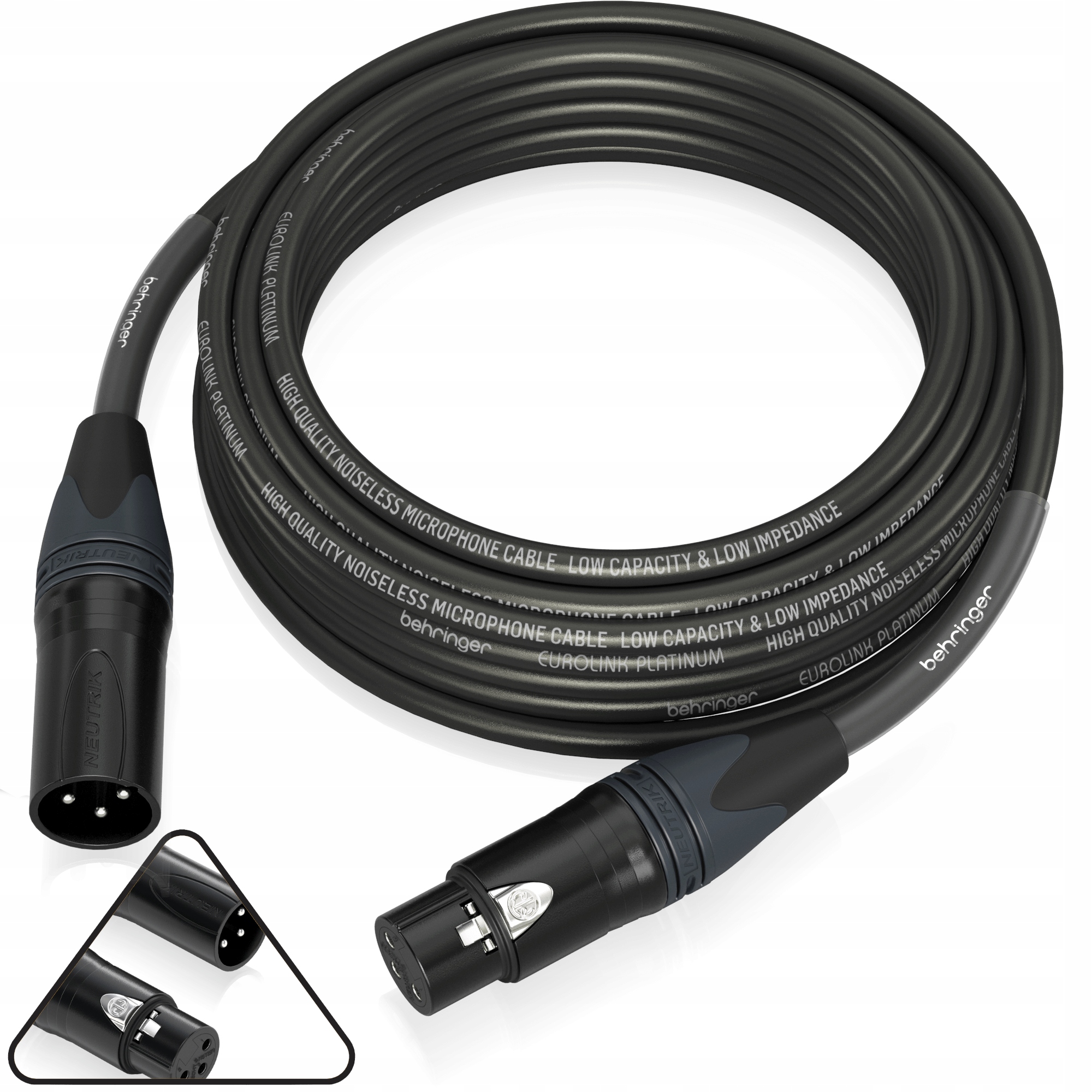Wtyki XLR z metalową obudową