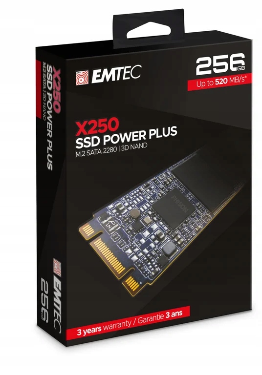 Emtec X250 256GB M.2 2280 SATA III – Nowy standard wydajności