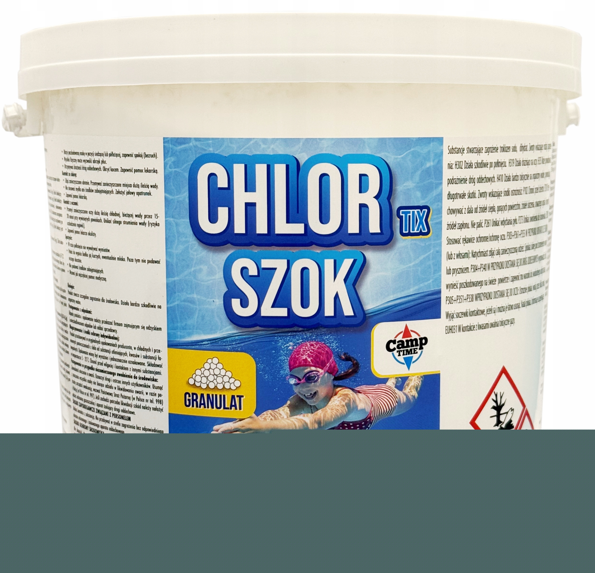 ChlorTix Szok Granulat – Szybko rozpuszczalny chlor do dezynfekcji basenu