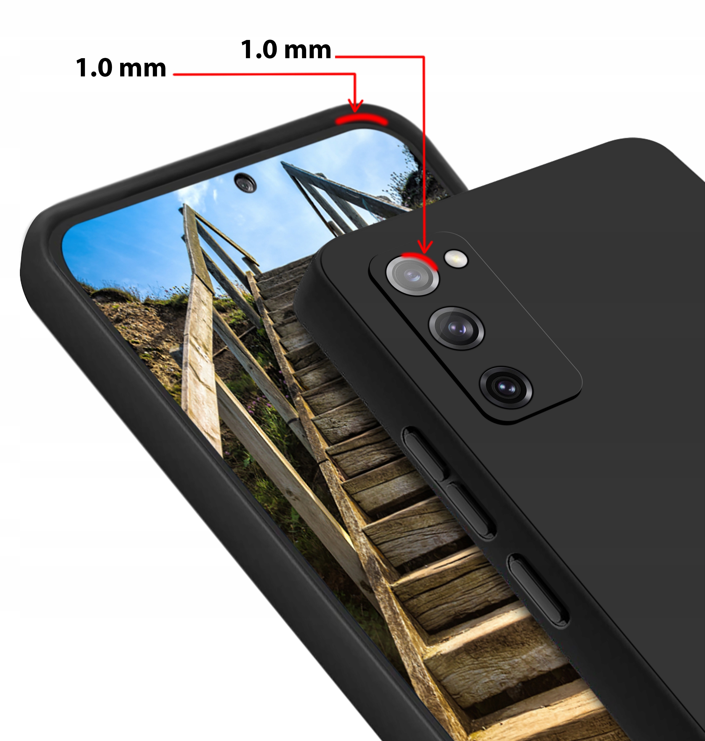 Etui Czarne Matowe Silikon Slim do Samsung S20 FE – Idealna ochrona dla Twojego smartfona