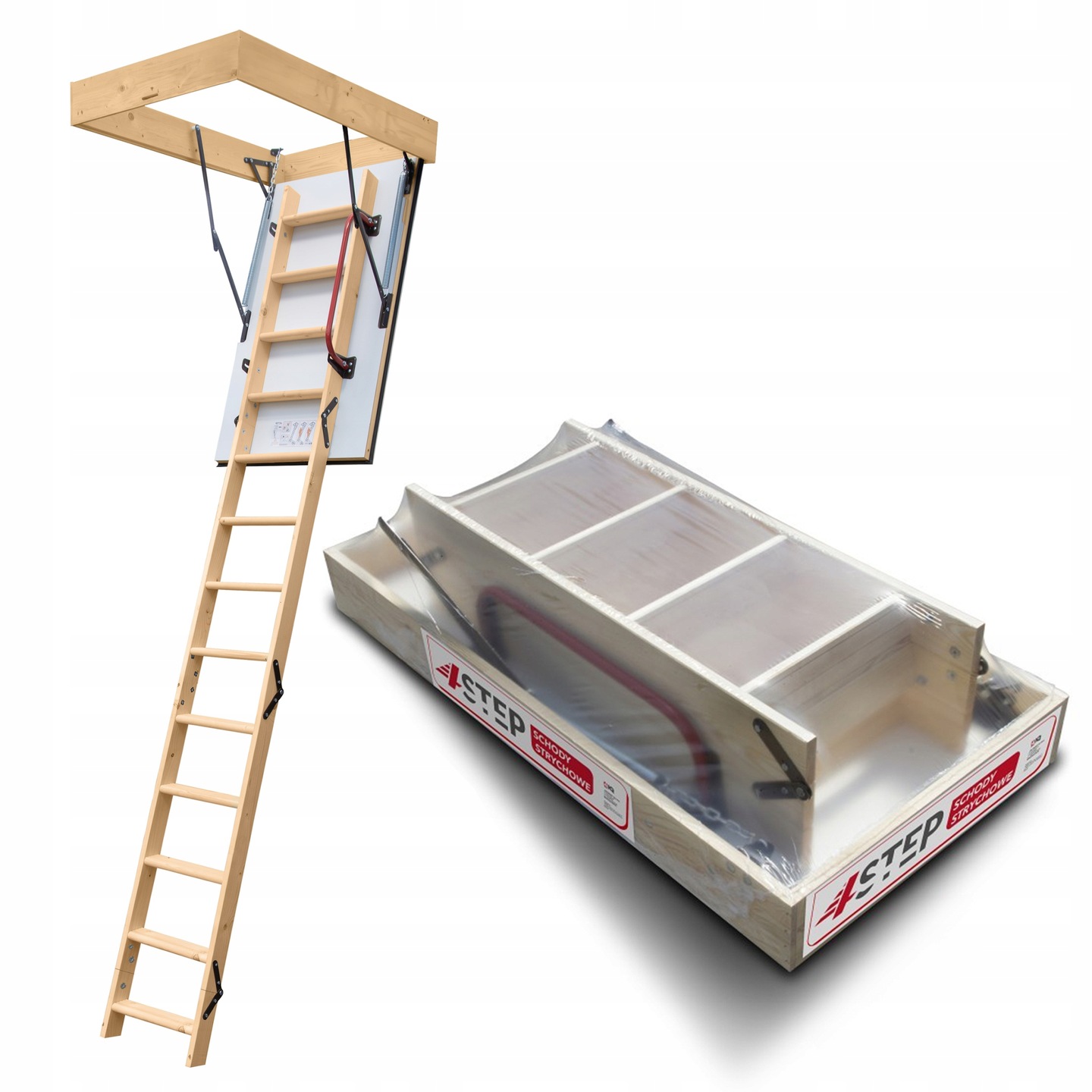 Schody Strychowe NORDIC* 120x70 – Idealne rozwiązanie dla Twojego poddasza