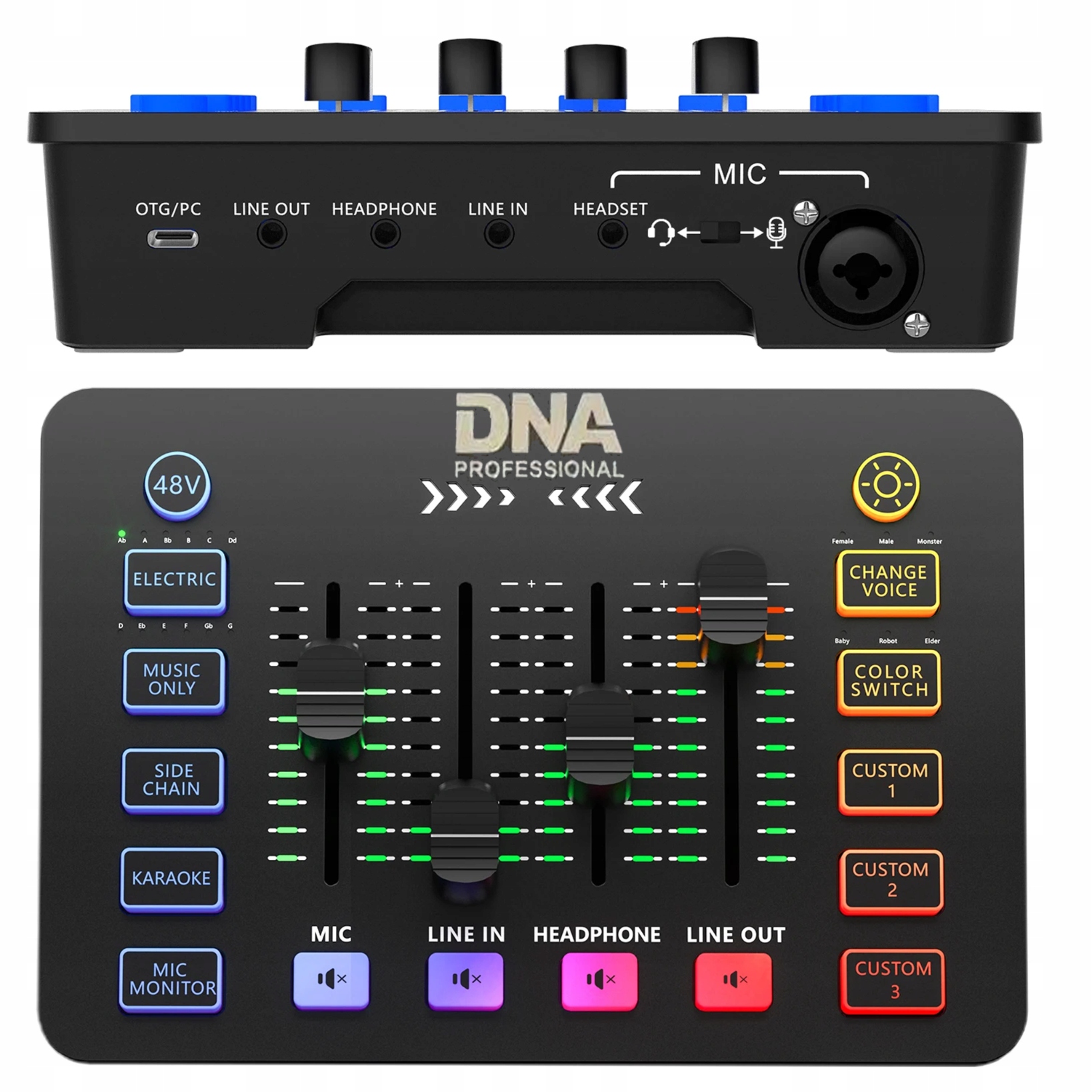 DNA SC ONE – Analogowy mikser audio 2 kanały USB-C