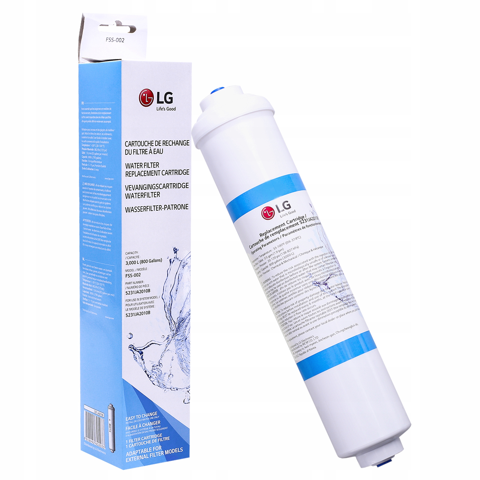 Kompatybilność filtra LT700P z lodówkami LG