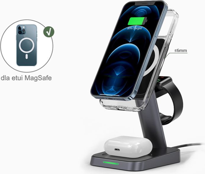 Bezprzewodowa ładowarka 3w1 Acefast E3