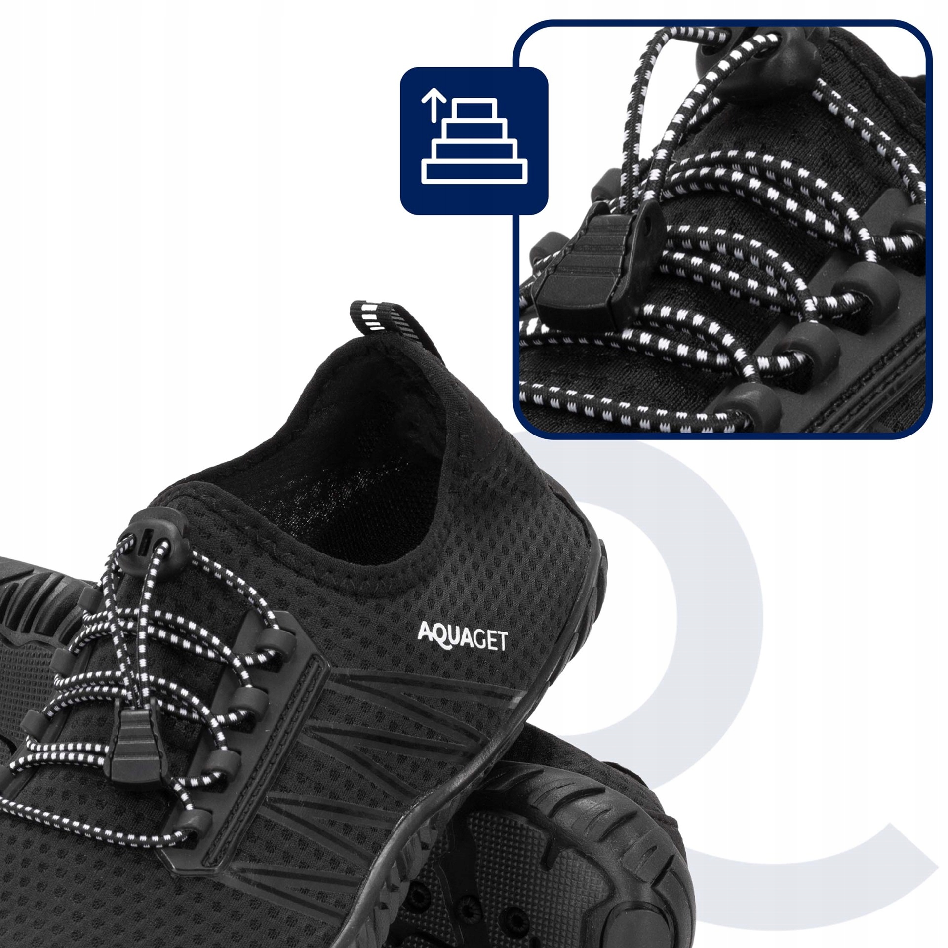 Buty do wody męskie Aquaget® – Komfort i styl na plaży
