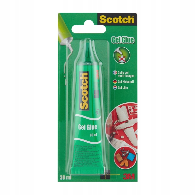 Klej żelowy SCOTCH w tubce, uniwersalny, 30 ml – Idealny do biura i szkoły