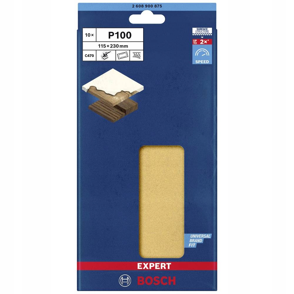 Papier ścierny BOSCH EXPERT C470 – Idealny do szlifowania i obróbki drewna