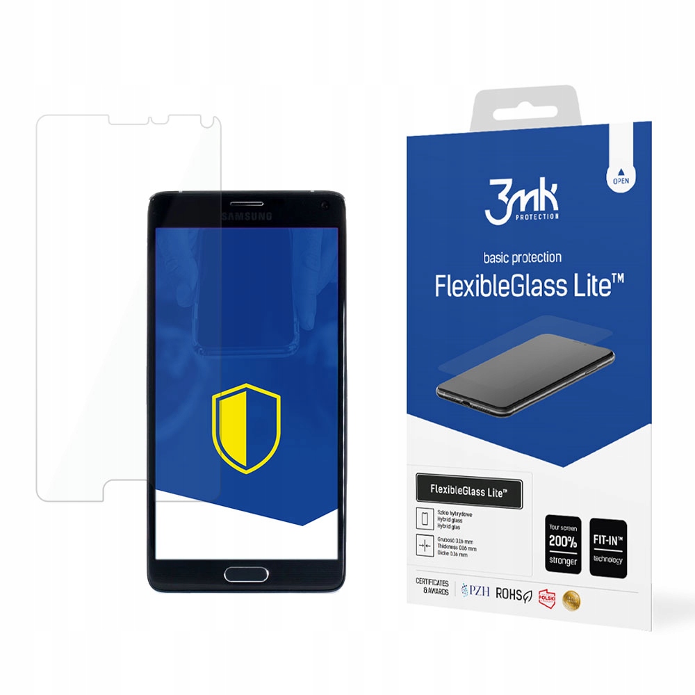 SAMSUNG GALAXY NOTE 4 N910F - 3MK FLEXIBLEGLASS LITE – Najlepsza ochrona dla Twojego smartfona