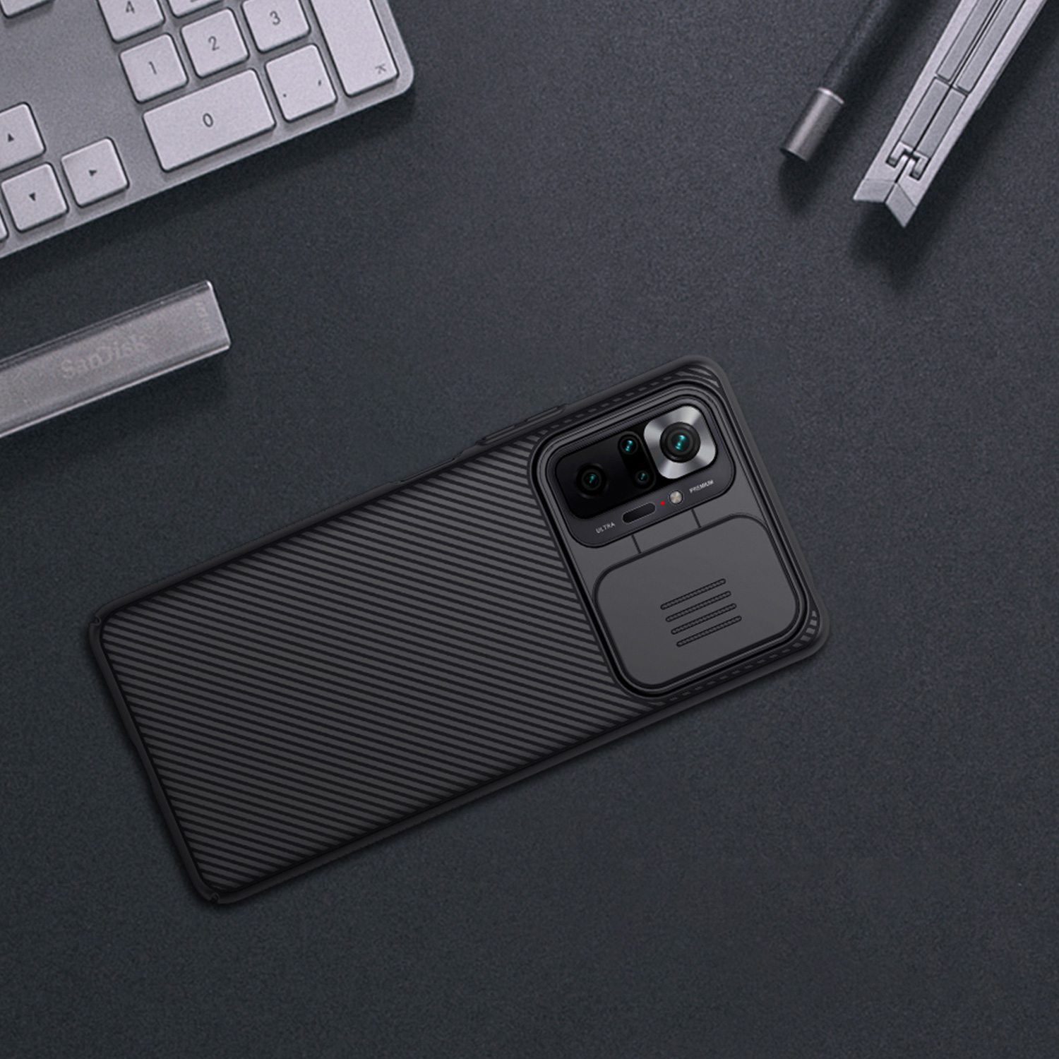 Etui Nillkin Camshield Xiaomi Redmi Note 10 Pro/10 Pro Max - Specyfikacja: Etui Nillkin CamShield do Redmi Note 10 Pro/10 Pro Max