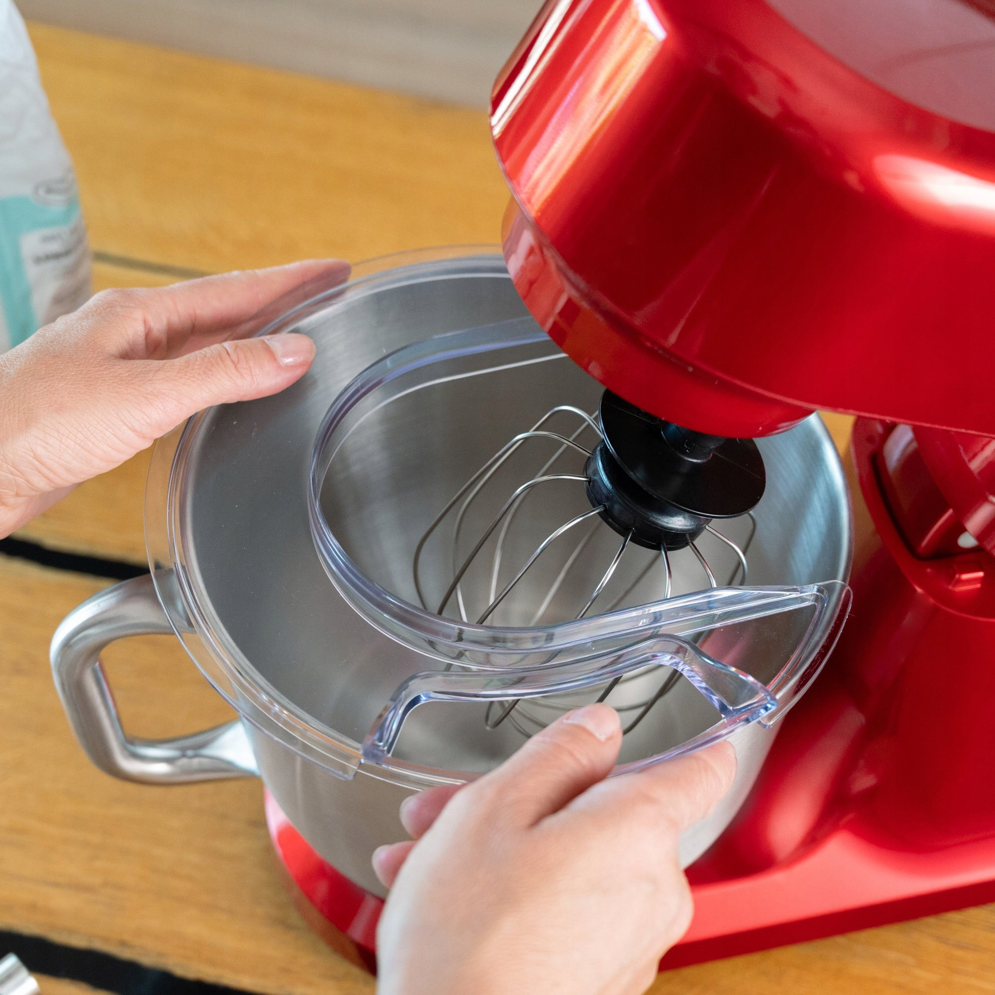 ROBOT PLANETARNY KUCHENNY MIKSER MIESZADŁA HAK MISA OBROTOWA LEHMANN RED Kolor dominujący czerwony