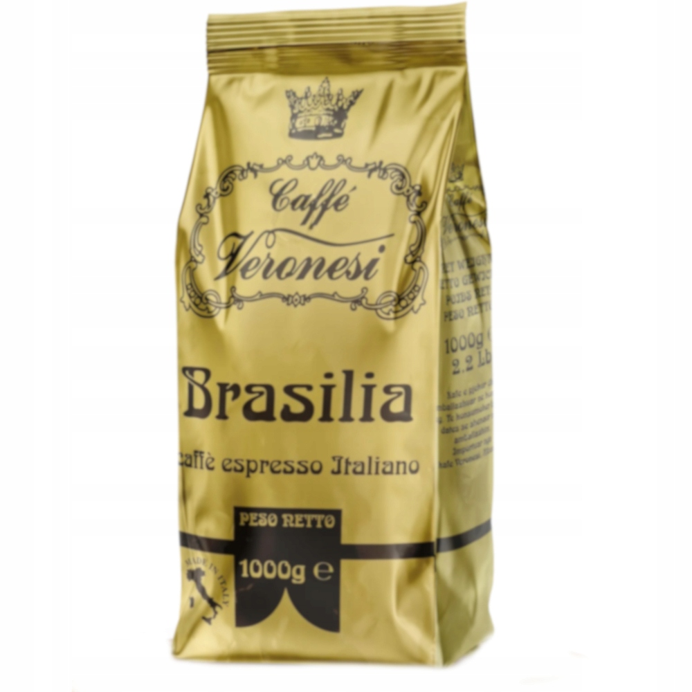 Kawa ziarnista Veronesi Brasilia 1 kg – Doskonały wybór dla miłośników kawy