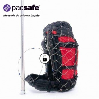 Siatka na plecak do zabezpieczenia bagażu Pacsafe 55l (S)