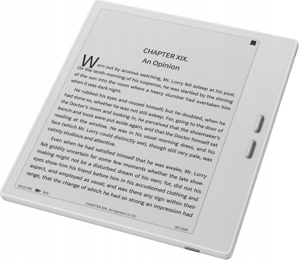 7-calowy ekran E Ink Carta 1200 HD – Czytelność jak na papierze