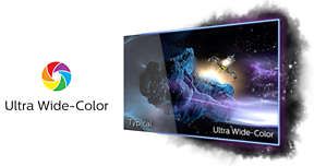 Technologia Ultra Wide-Color zapewnia szerszÄ… gamÄ™ kolorÃ³w i Å¼ywszy obraz