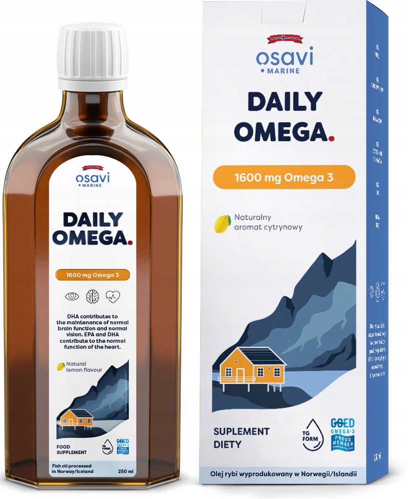 Witaminy 1600 mg Omega 3 OSV-609 – Twoje wsparcie dla zdrowia