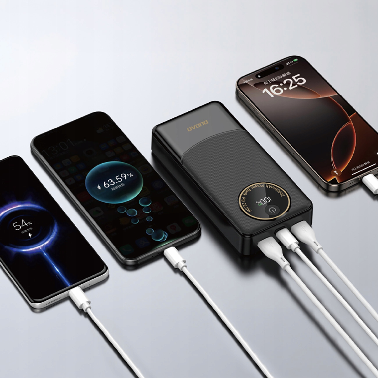 Szybkie ładowanie dzięki technologii Power Delivery 22,5W