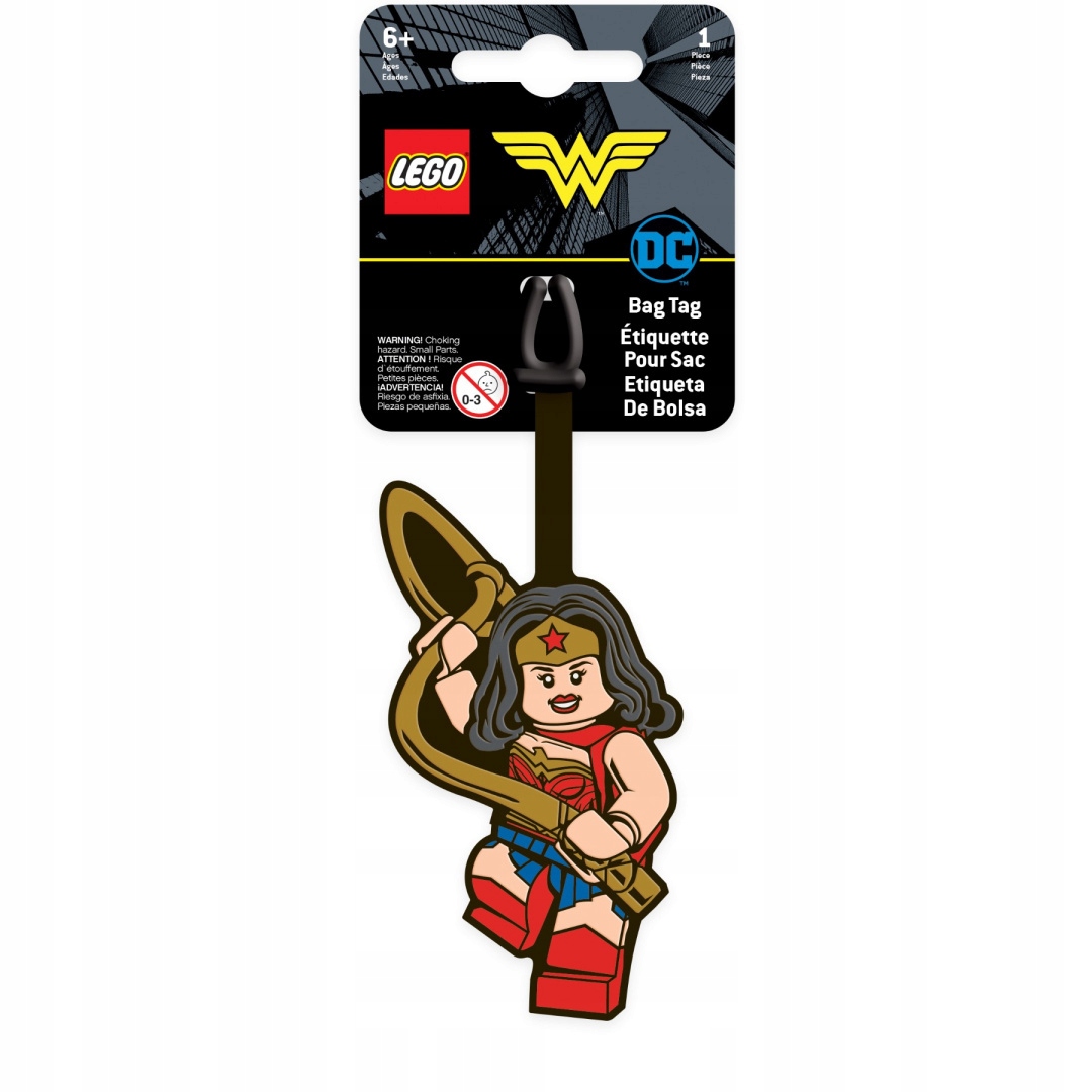 LEGO 52505 Zawieszka do Bagażu Wonder Woman – Superbohaterski styl dla Twojej walizki