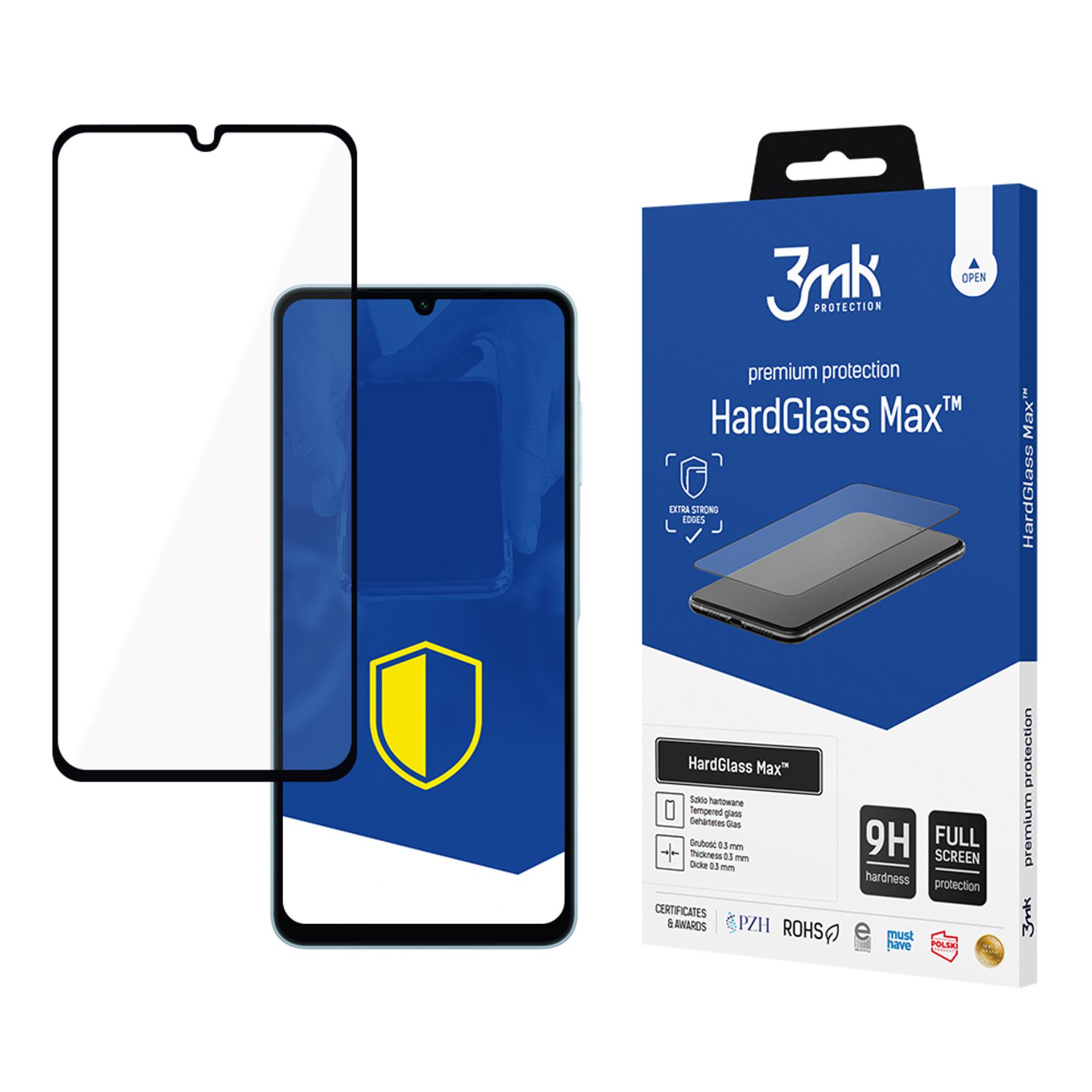 Samsung Galaxy A06 - 3mk HardGlass Max Black – Pełna ochrona dla Twojego smartfona