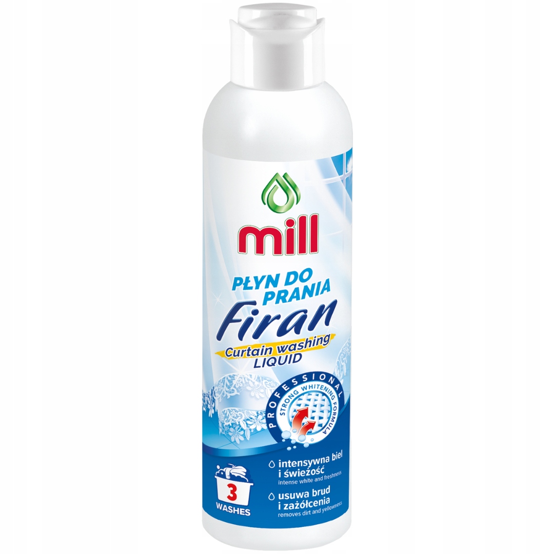 Mill Professional Płyn do Prania Firan 300 ml – Idealna pielęgnacja dla Twoich firan