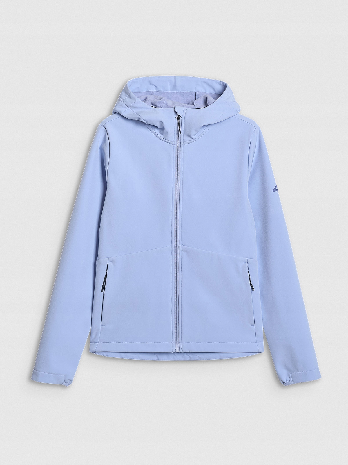 Kurtka damska softshell F359 – Niebieska ochrona przed wiatrem