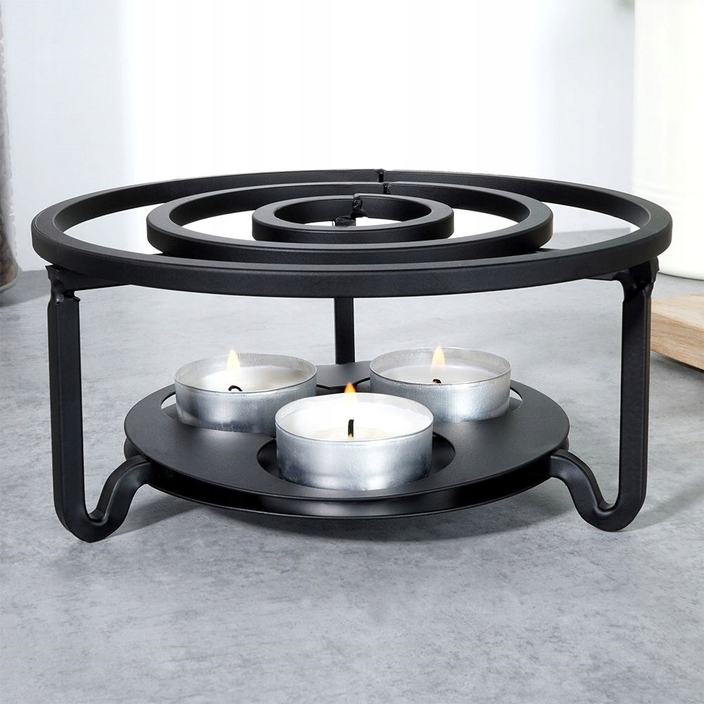 Łatwa obsługa z miejscem na trzy świeczki tealight
