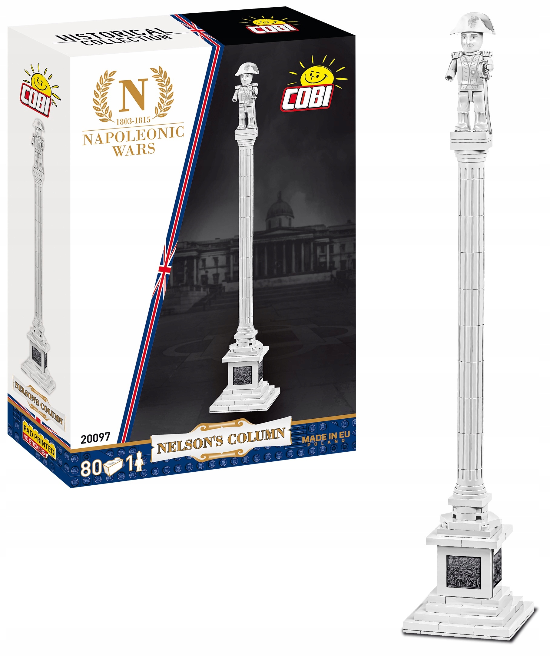 Klocki COBI HC NW Nelson's Column 80kl 20097 – Historia w Twoich rękach