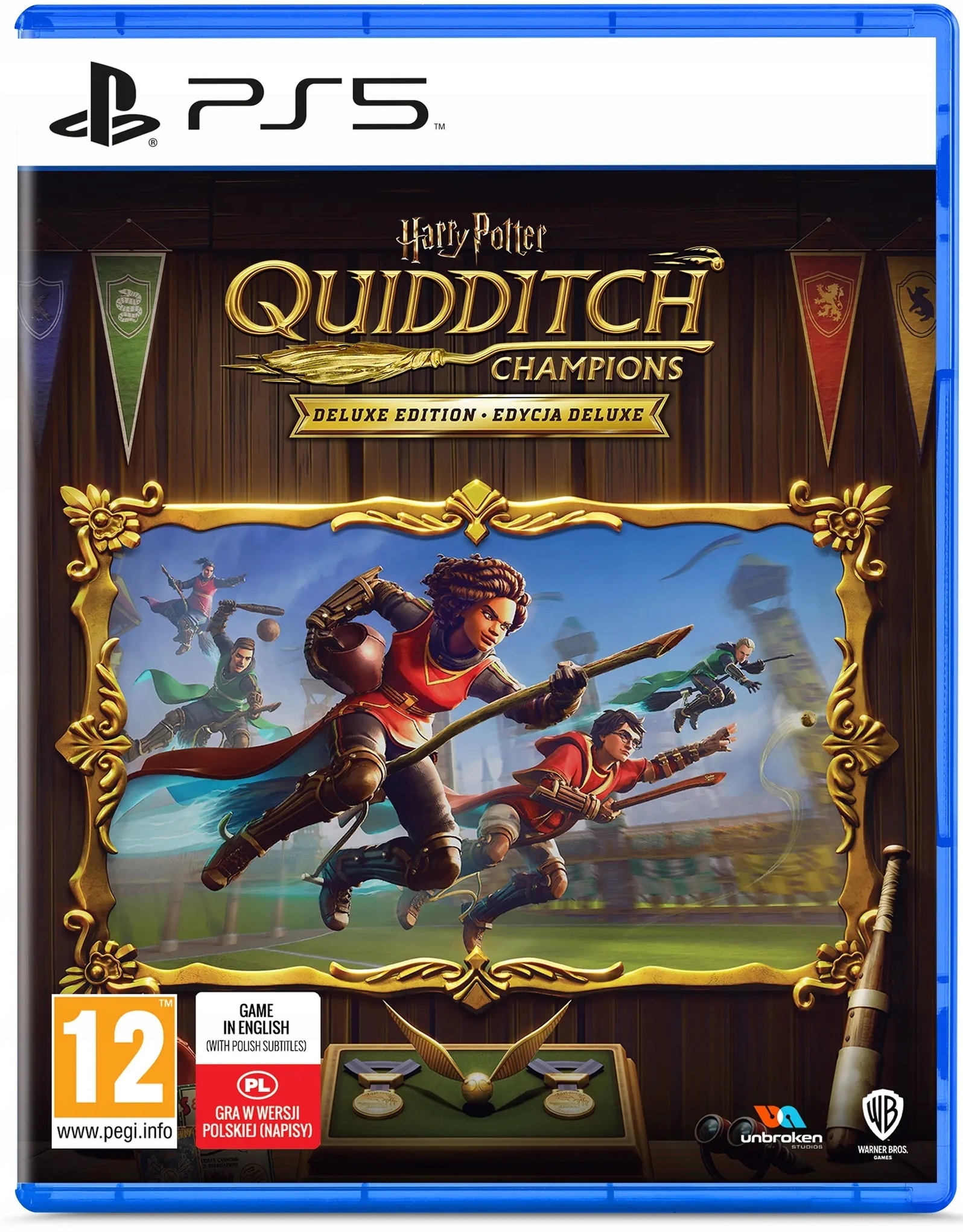 Gra PlayStation 5 Harry Potter Mistrzowie Quidditcha Edycja Deluxe – Wejdź do magicznego świata Quidditcha