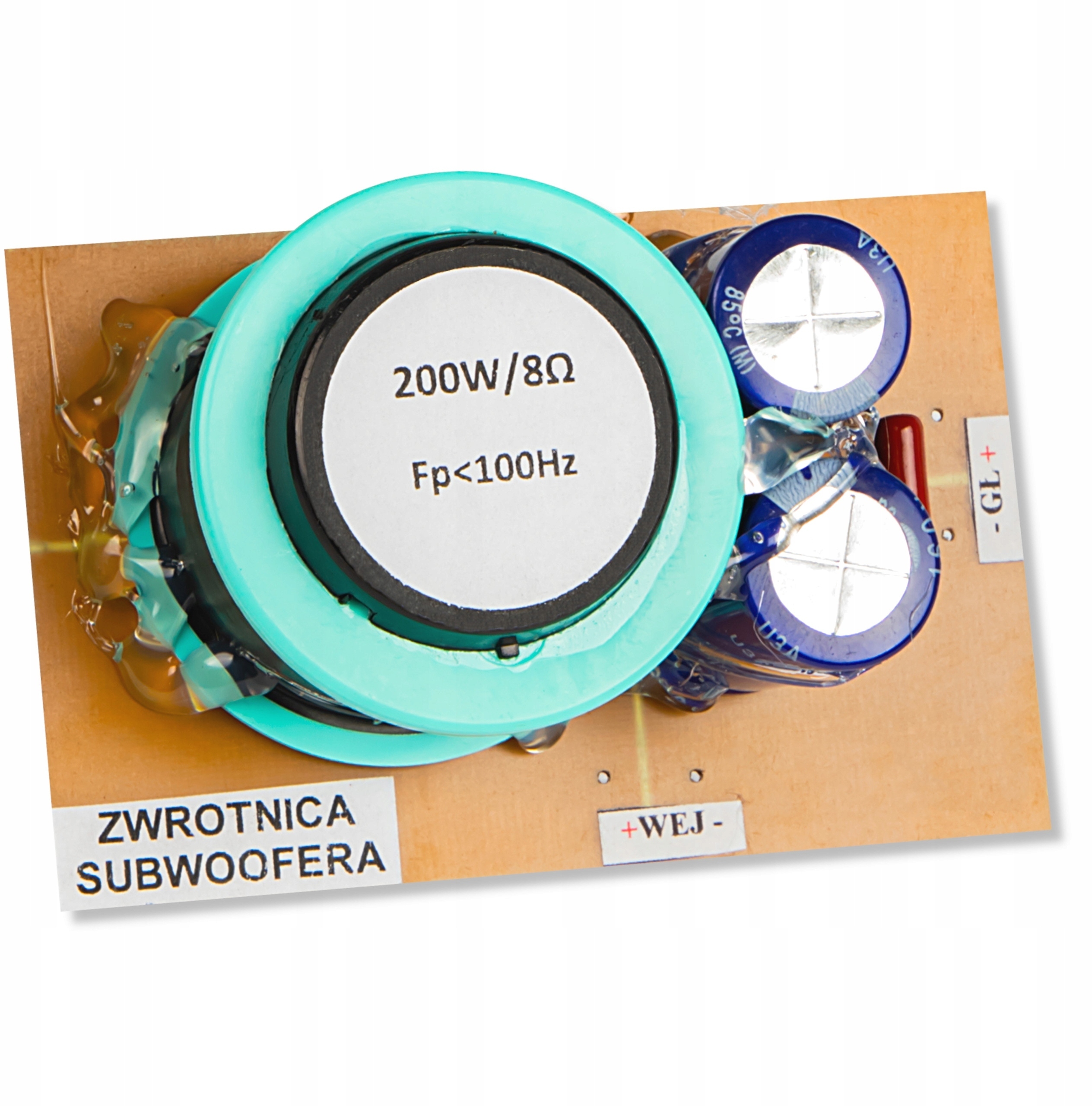 Zwrotnica głośnikowa subwoofera 200W/8Ohm – Doskonała jakość dźwięku