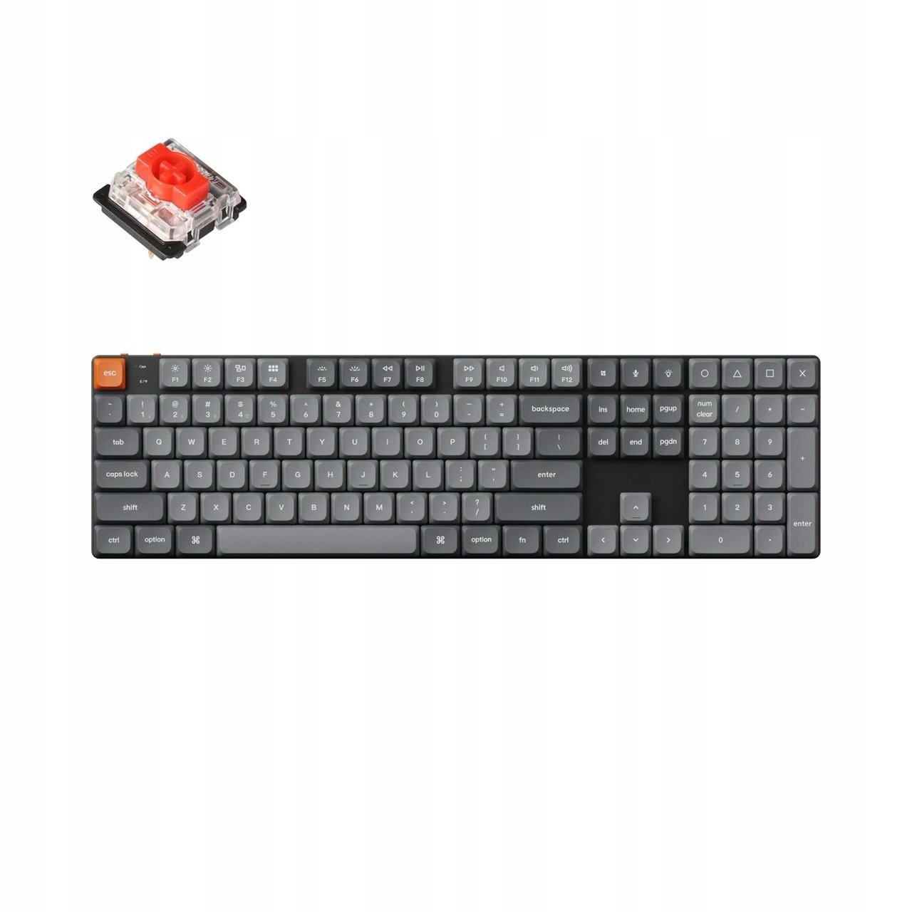 Innowacyjne niskoprofilowe switche Gateron Red