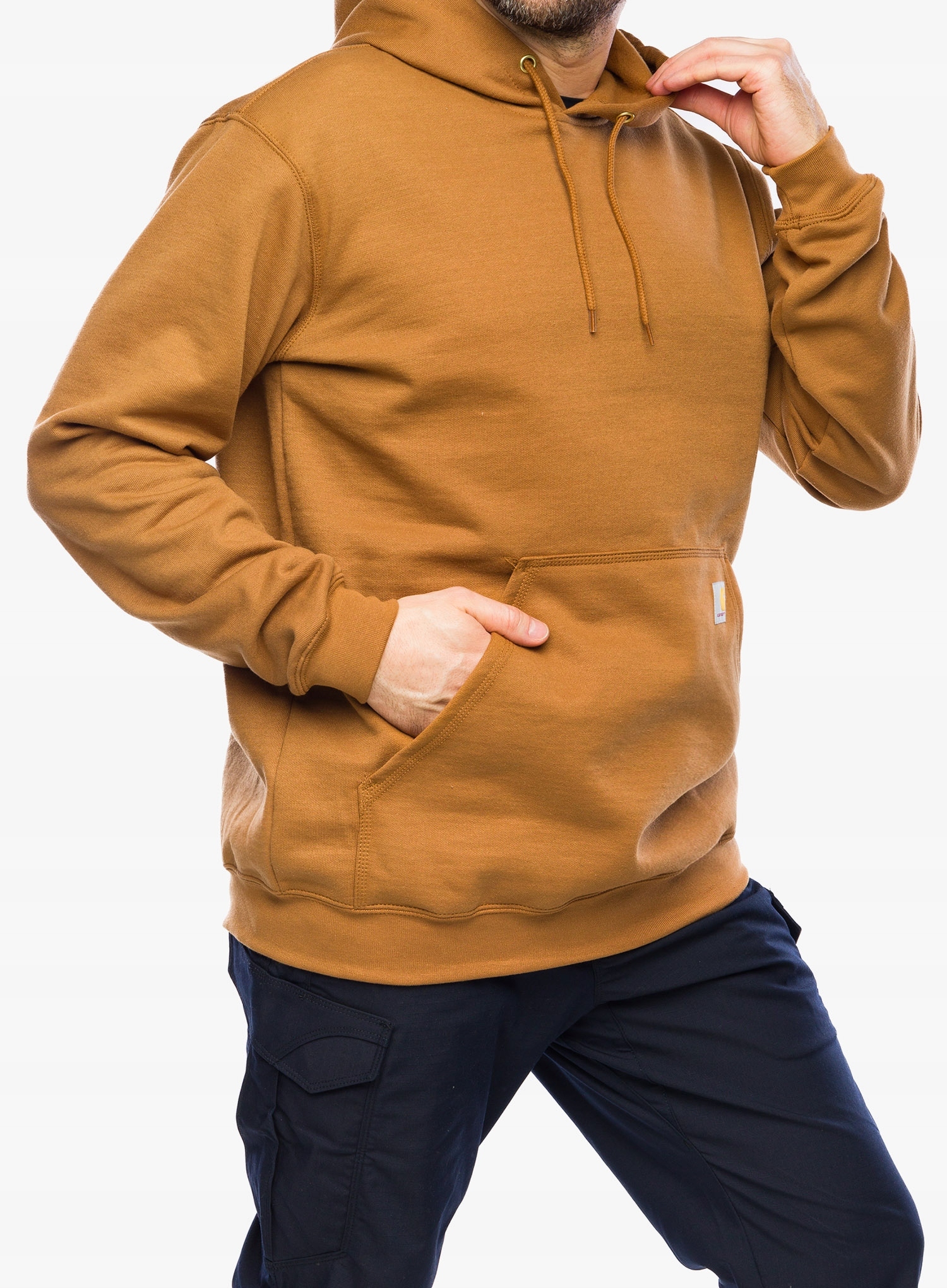 Bluza Carhartt Midweight Signature Sleeve Brown – Klasyka w sportowym stylu