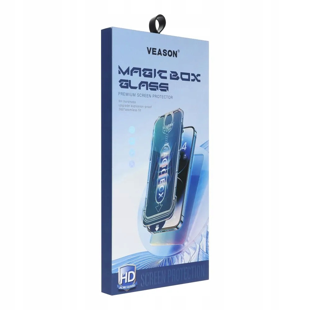Szkło Hartowane 6D Pro Veason Easy-Install Glass - Ochrona dla iPhone 16 Plus