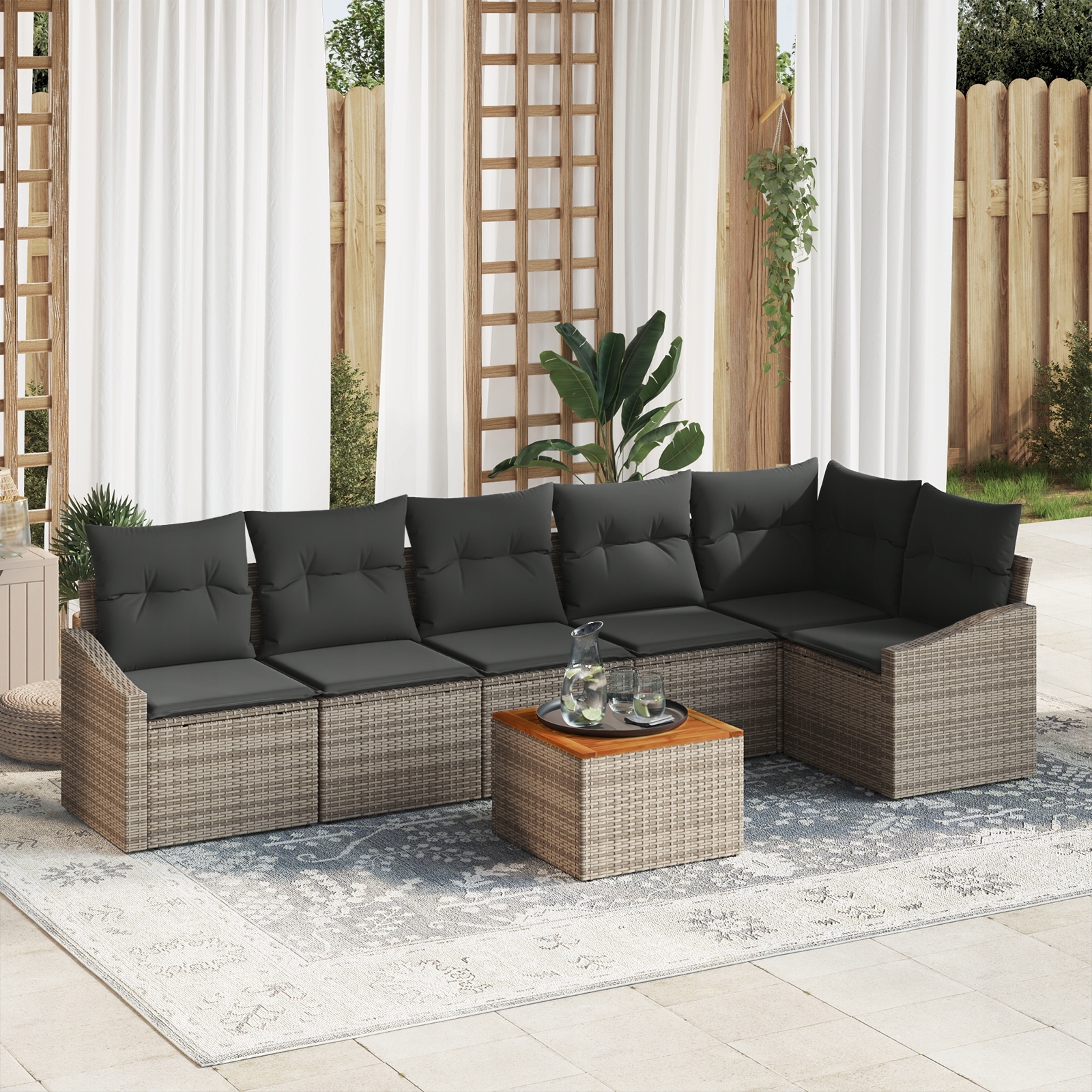 Elegancki design z technorattanu